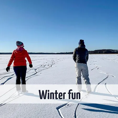 Wiesengeflüster W3 - Mit Fasssauna Und Garten, 300 M Zur Müritz Сasa de vacaciones